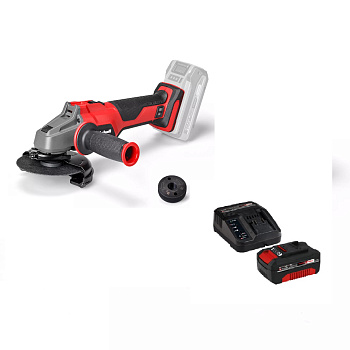 Шлифмашина угловая аккумуляторная Einhell PXC AXXIO 18/125 Q BL + аккумулятор 4Ач + з/у 3А (4431151SET) 4431151SET_u